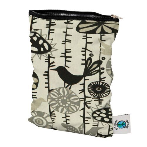 planet wise wet bag small menagerie twill