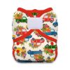 thirties duo cloth nappy cover velcro close off to market
